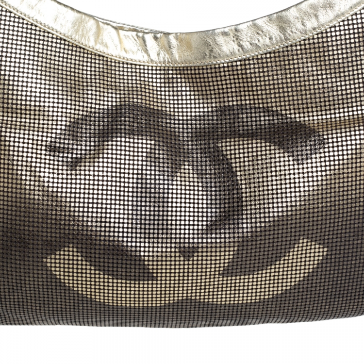 Pre Owned Chanel Metallic Ombre Leather Hollywood CC Hobo