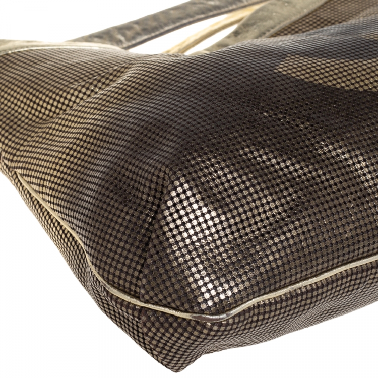 Pre Owned Chanel Metallic Ombre Leather Hollywood CC Hobo