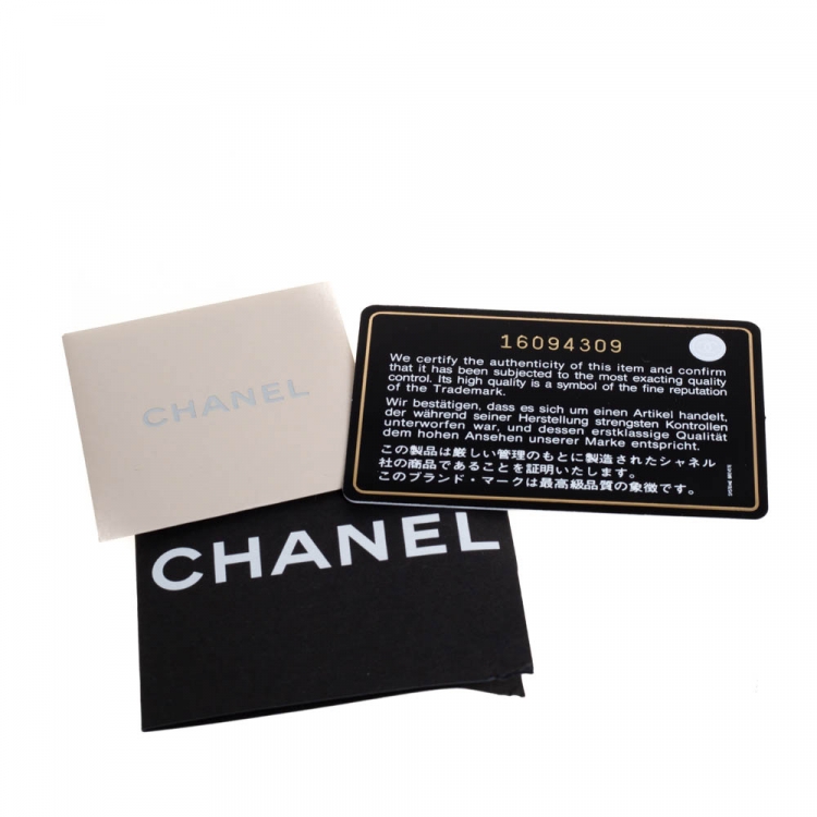 Pre Owned Chanel Blue Quilted Patent Medium Just Mademoiselle Bowling Bag