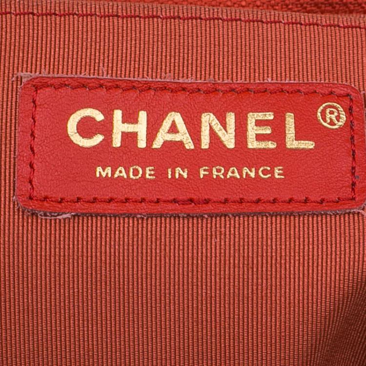 Pre Owned Chanel Floral Print Leather Jumbo Classic Single Flap Bag