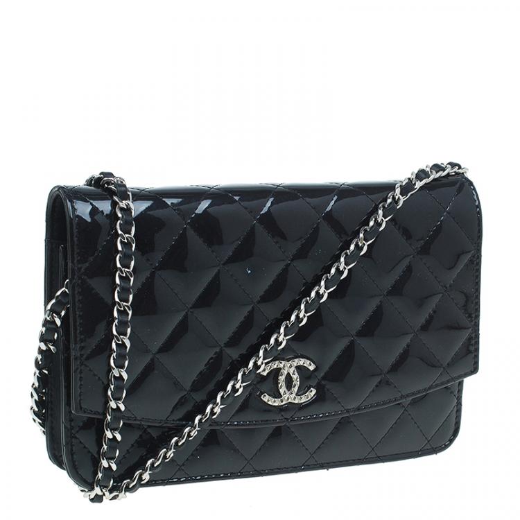 Chanel patent wallet newest