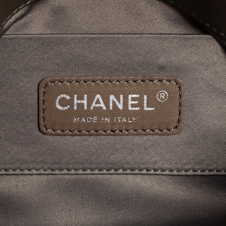 Pre Owned Chanel Multicolor Metallic Sequins and Patent Leather Reissue Shoulder Bag