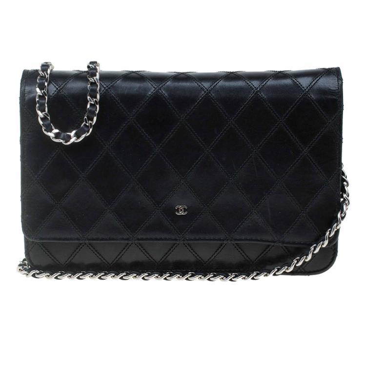 Chanel Black Quilted Leather CC Double Zip Clutch Chain Bag Chanel | The  Luxury Closet