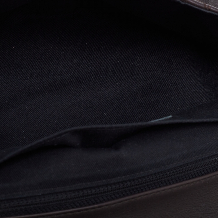 Pre Owned Chanel Black Quilted Leather Ultimate Stitch Flap Bag