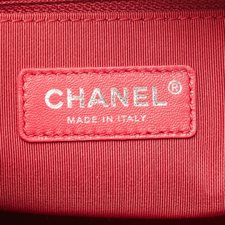 Pre Owned Chanel Black/Beige Quilted Leather Gabrielle Hobo 