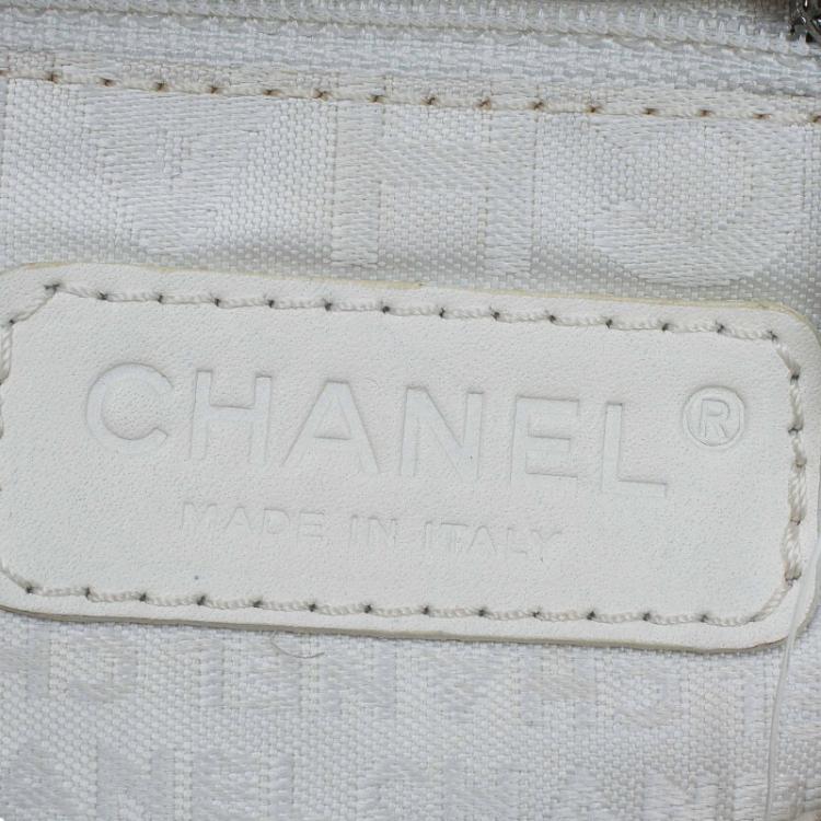 Pre Owned Chanel Light Brown Chocolate Bar Caviar Leather East West Satchel
