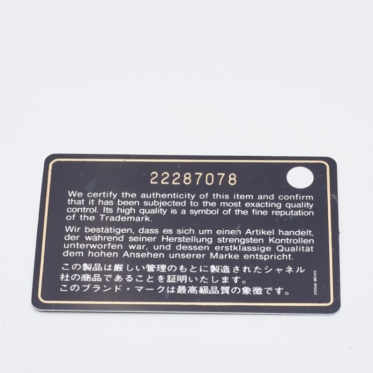 Pre Owned Chanel Black Quilted Leather CC Casual Rock Belt Bag