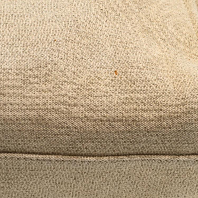 Pre Owned Chanel Beige Canvas Deauville Tote Bag 