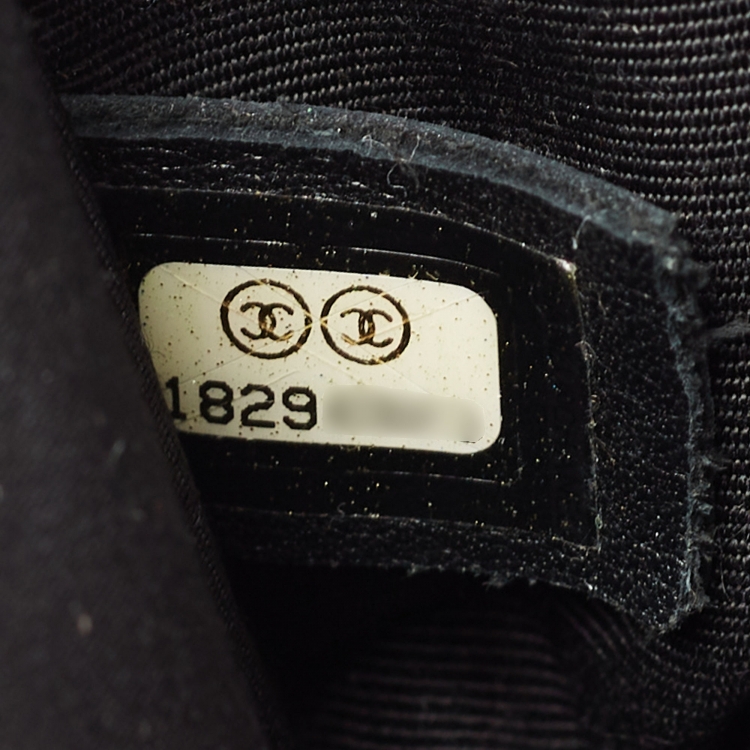 Pre Owned Chanel Green Quilted Leather Small Boy Flap Bag