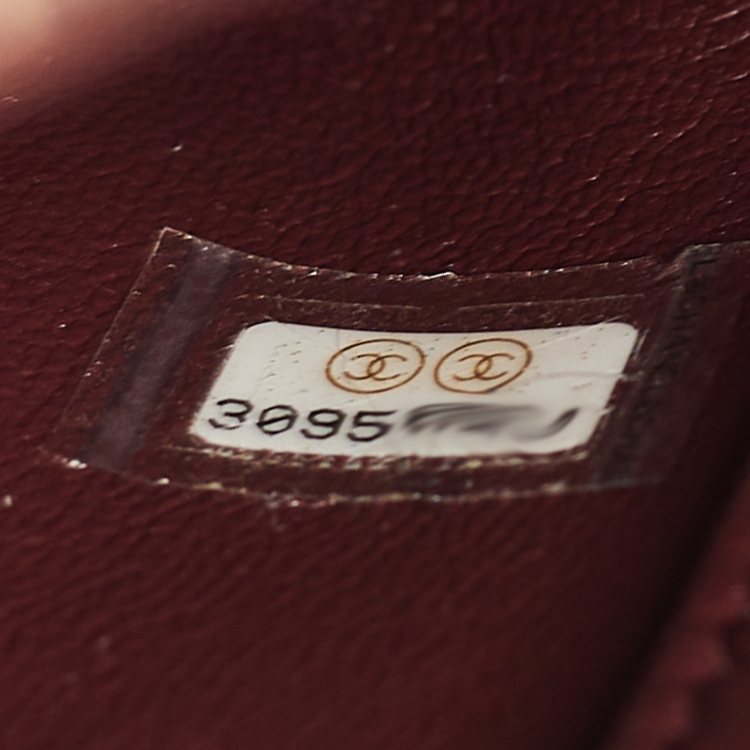 Pre Owned Chanel Black Quilted Caviar Leather and Lizard Embossed Small Coco Top Handle Bag