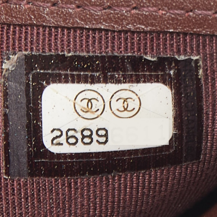 Pre Owned Chanel Black Quilted Caviar Leather Classic Trifold Wallet