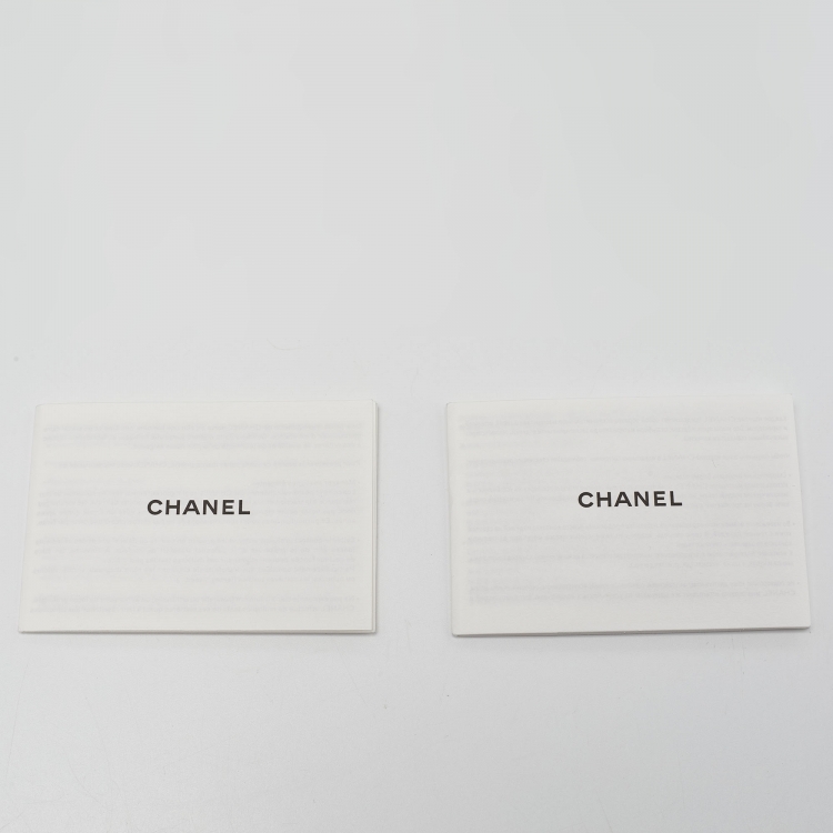 Pre Owned Chanel Black Quilted Caviar Leather Classic Wallet on Chain