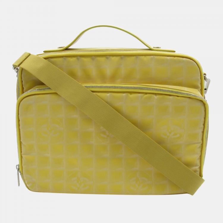 Chanel Yellow Canvas New Travel Line Crossbody Bag