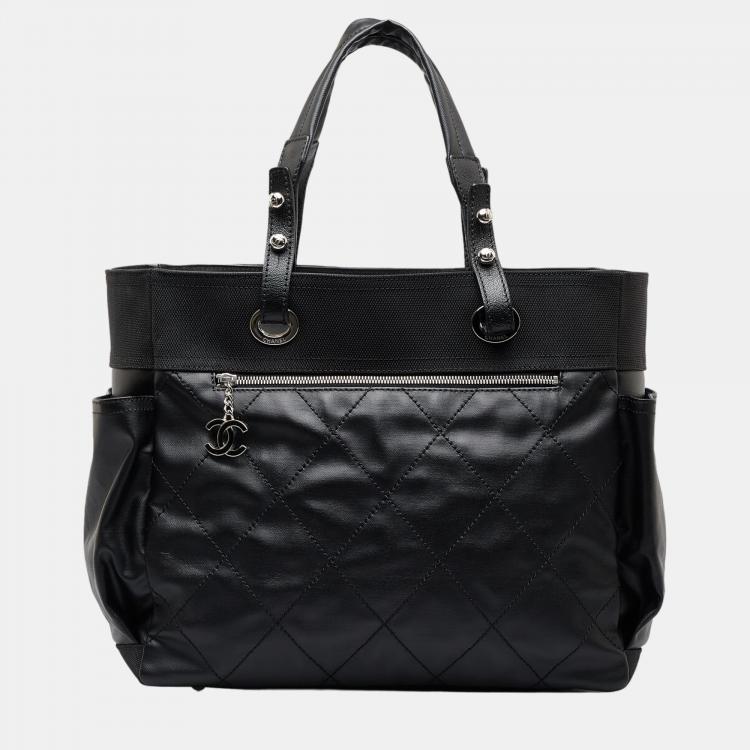 Chanel Black Paris Biarritz Tote