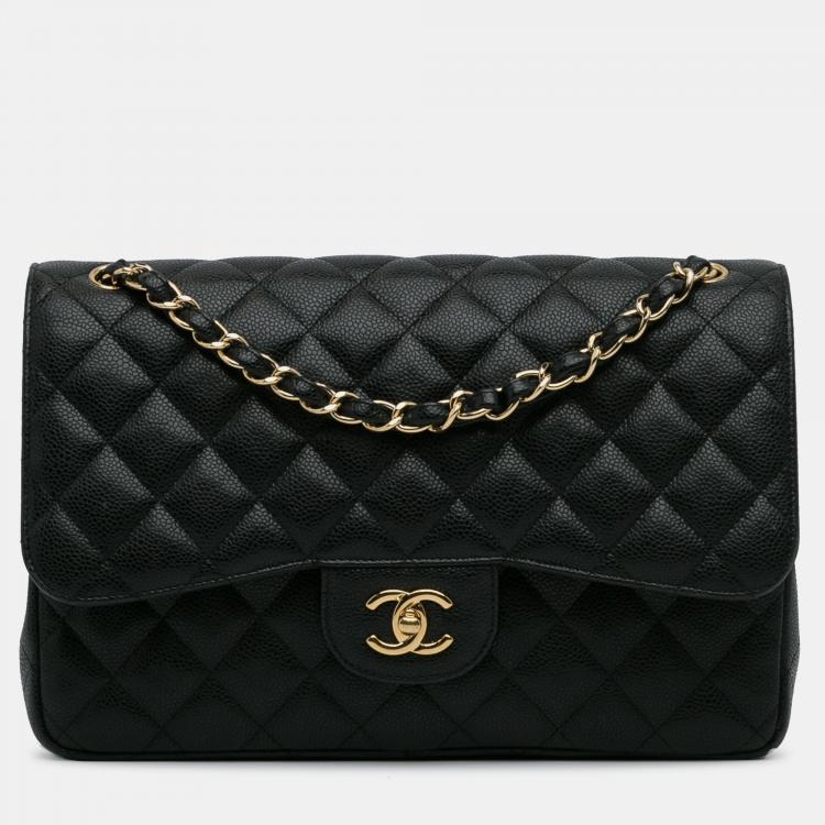 Chanel Jumbo Classic Caviar Double Flap