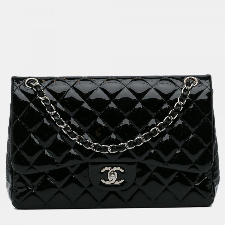 Chanel Jumbo Classic Patent Double Flap