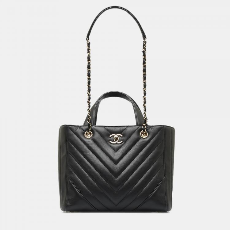 Chanel CC Chevron Satchel