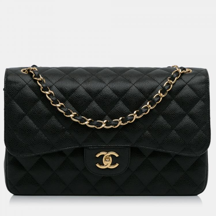 Chanel Jumbo Classic Caviar Double Flap