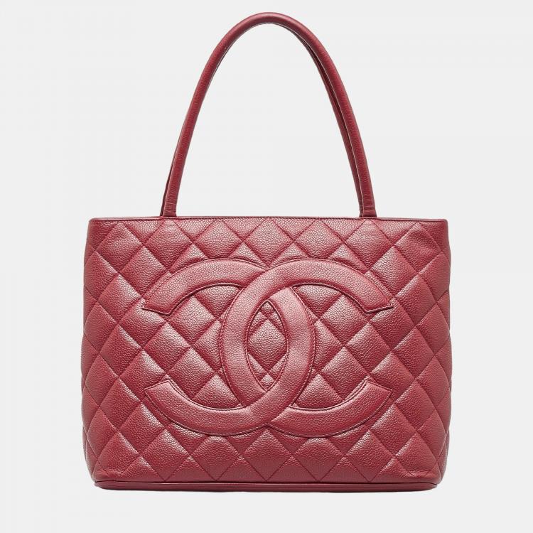Chanel Red Caviar Medallion Tote Chanel | The Luxury Closet