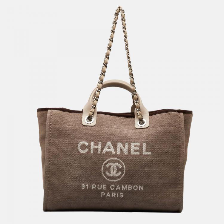 Chanel Large Deauville Shopping Bag