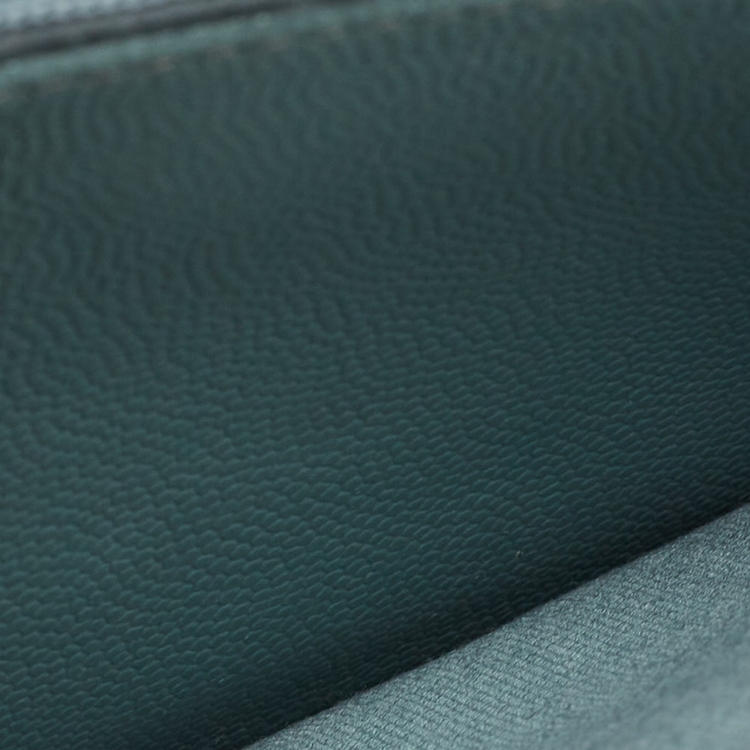 Pre Owned Chanel Mint Green Quilted Caviar Leather WOC Bag