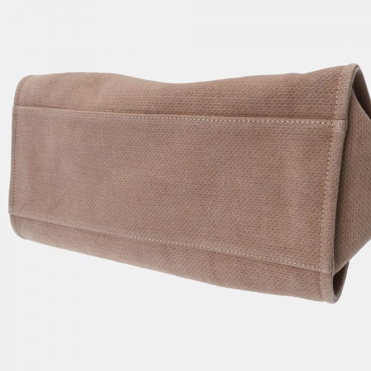 Pre Owned Chanel Beige Canvas Deauville Tote