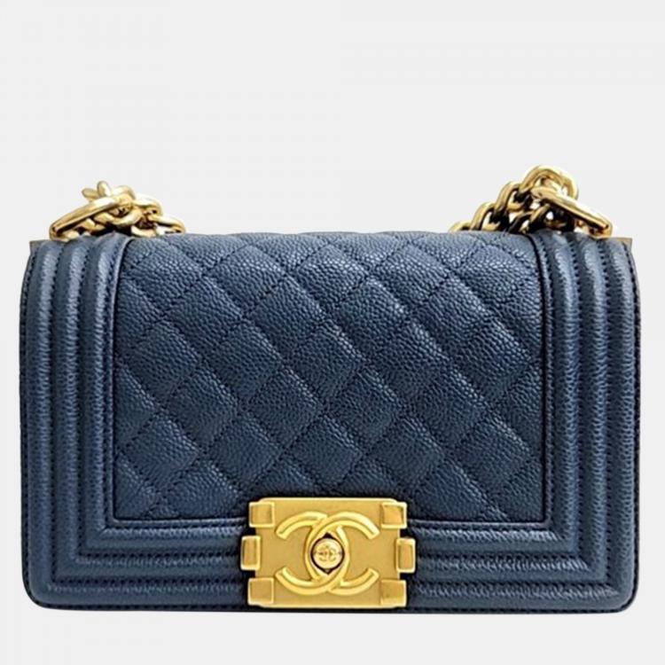 Chanel Caviar Boy Bag Small