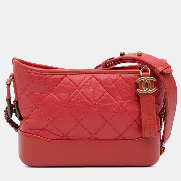 Chanel Small Lambskin Gabrielle Crossbody Bag