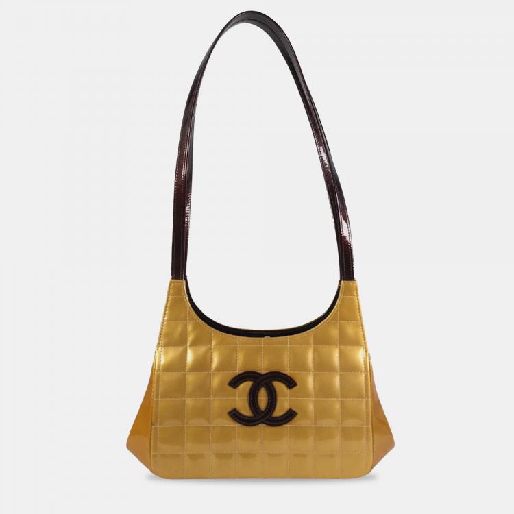 Chanel Chocolate Bar Patent Shoulder Bag