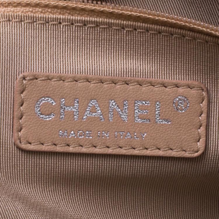 Pre Owned Chanel Black 31 Rue Cambon Embossed Leather Large Satchel