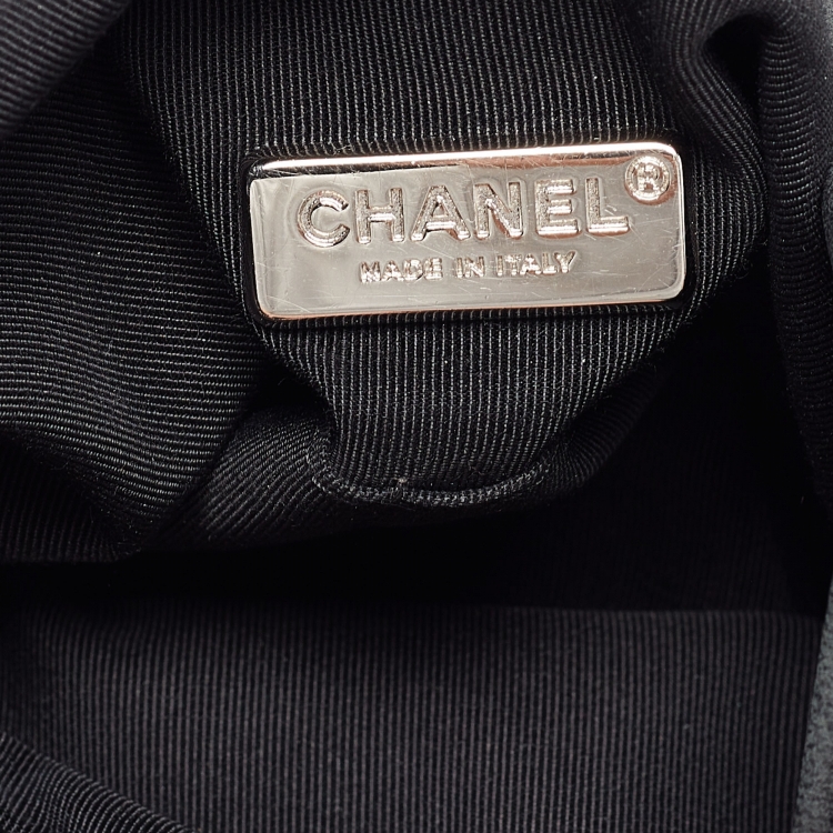 Pre Owned Chanel Black Quilted Leather Seoul Backpack