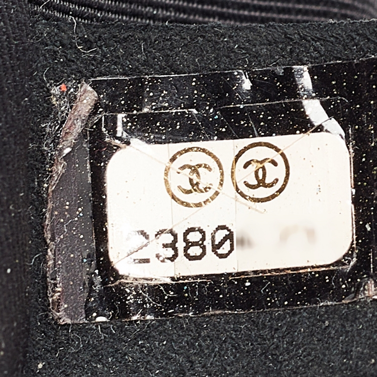 Pre Owned Chanel Black Quilted Leather Seoul Backpack