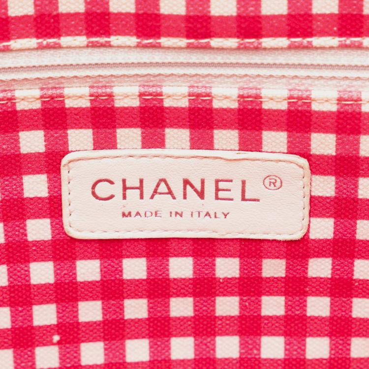 Pre Owned Chanel Canvas Gingham Handbag