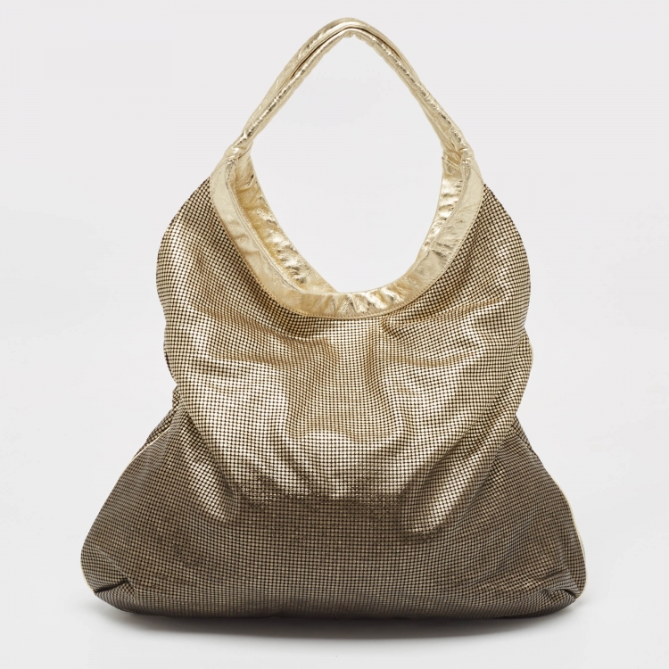 Pre Owned Chanel Metallic Ombre Leather Hollywood CC Hobo