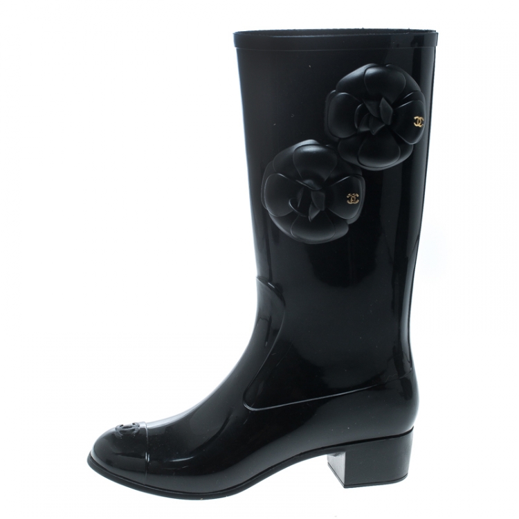 Chanel Short Rain Boots