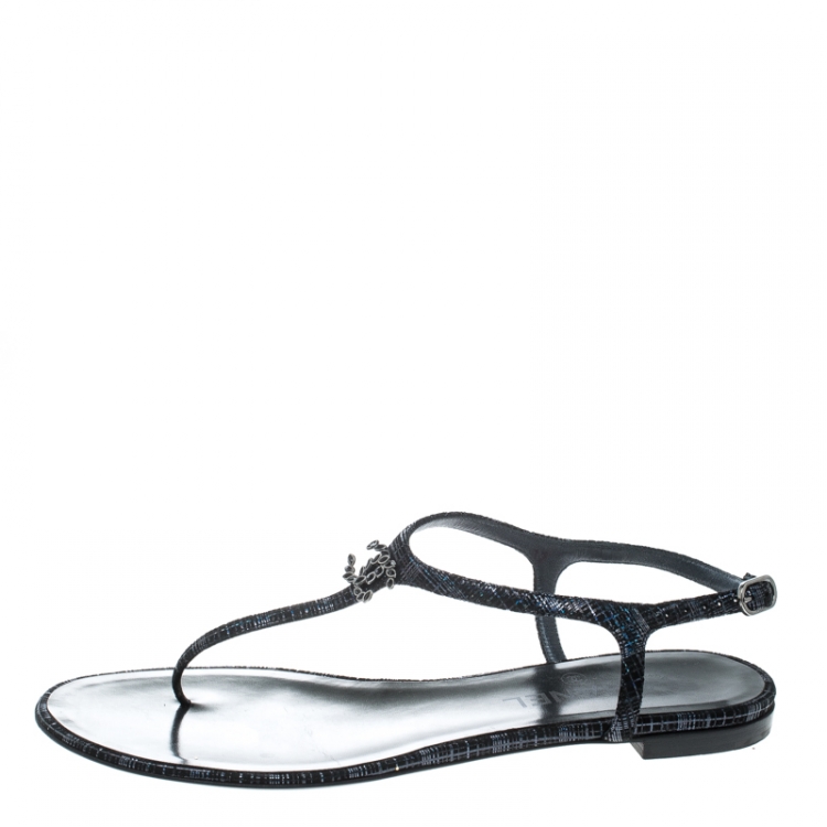chanel gladiator sandals, size 40