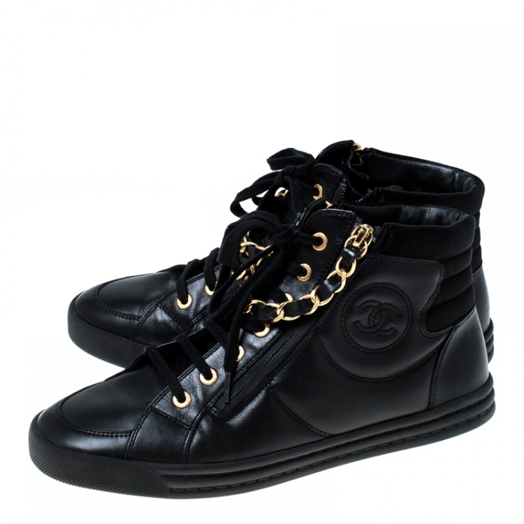 womens black high top sneakers with zipper