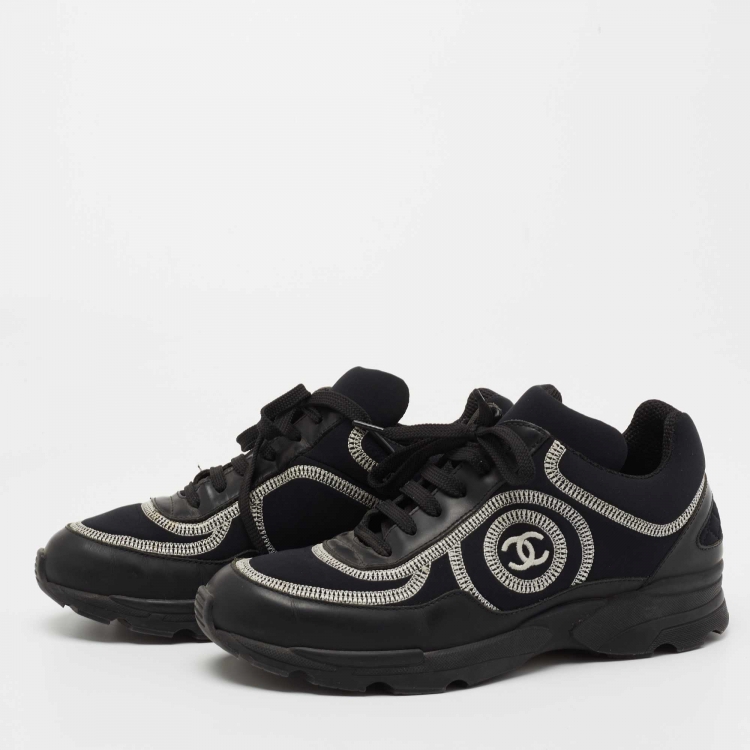 Trainers Chanel Blue size 36 EU in Rubber - 25498355