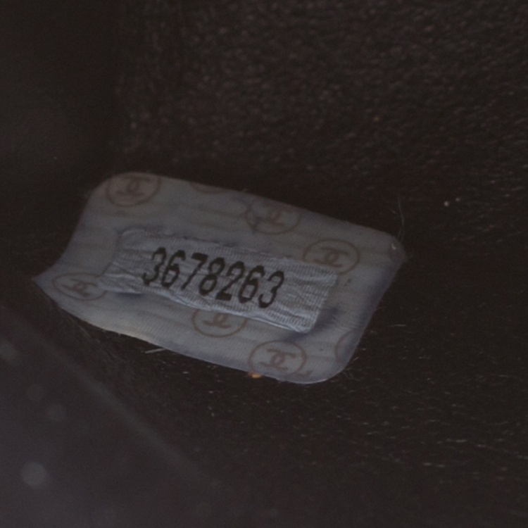 Pre Owned Chanel Black Velvet Vintage Backpack