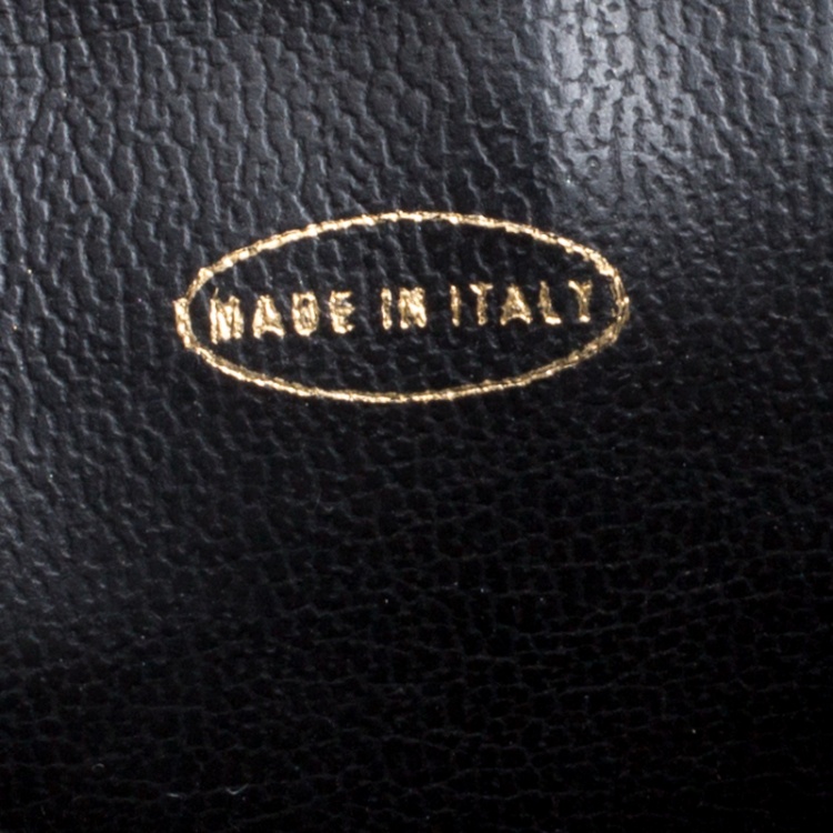 Pre Owned Chanel Black Caviar Leather Vintage CC Drawstring Backpack