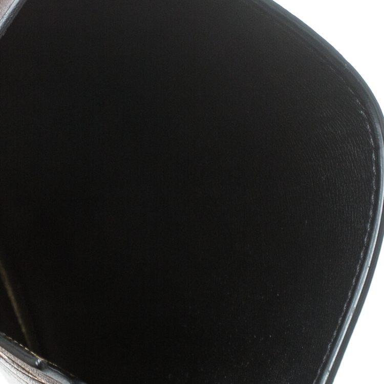 Pre Owned Charlotte Olympia Black Leather Feline iPad Mini Case