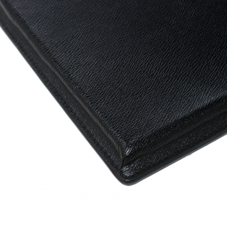 Pre Owned Charlotte Olympia Black Leather Feline iPad Mini Case