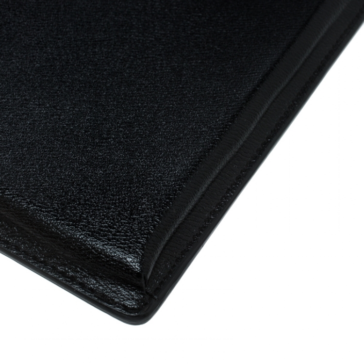 Pre Owned Charlotte Olympia Black Leather Feline iPad Mini Case