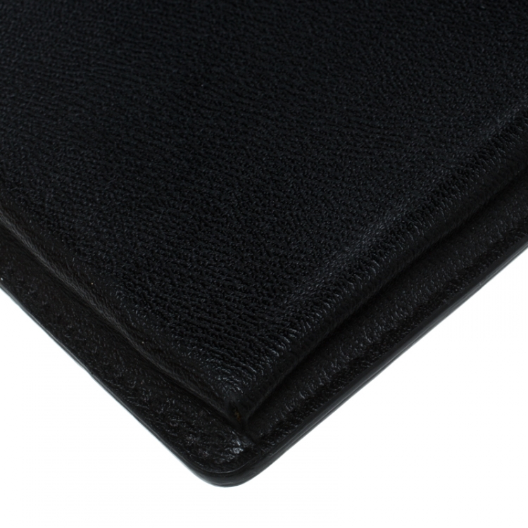 Pre Owned Charlotte Olympia Black Leather Feline iPad Case