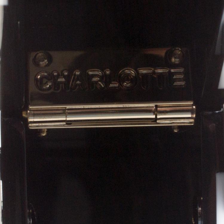 مملوكة مسبقًا Charlotte Olympia Black/White Perspex Take Pandora Box Clutch