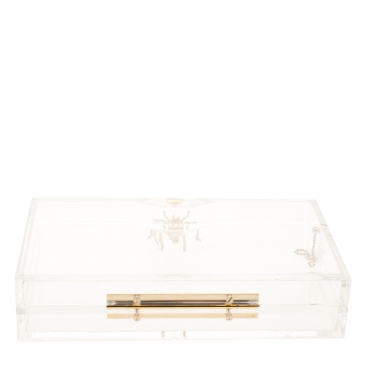 charlotte olympia clear clutch