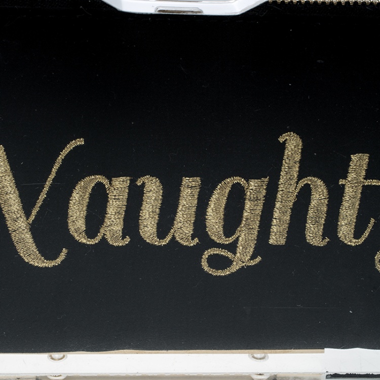 Pre Owned Charlotte Olympia Transparent Perspex Naughty Pandora Clutch