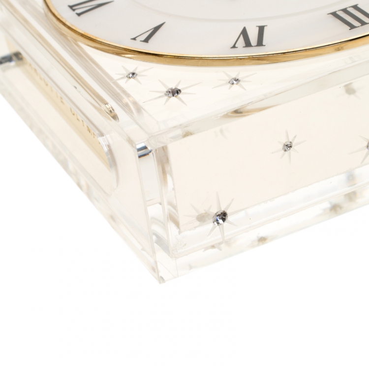 Pre Owned Charlotte Olympia Acrylic Disney's Cinderella Time Piece Clutch