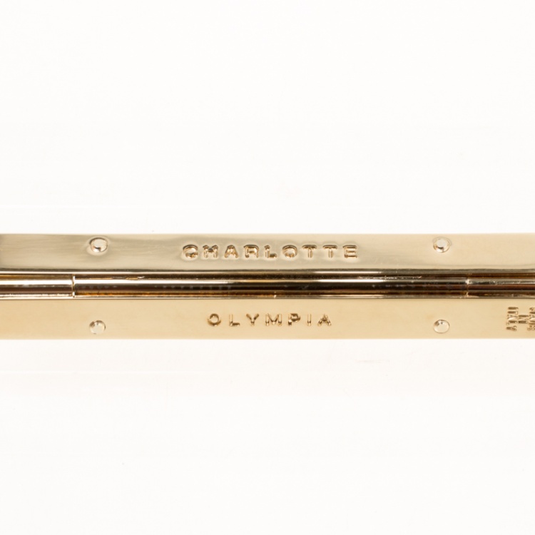 Pre Owned Charlotte Olympia Clear Perspex Chain Pandora Classic Box Clutch