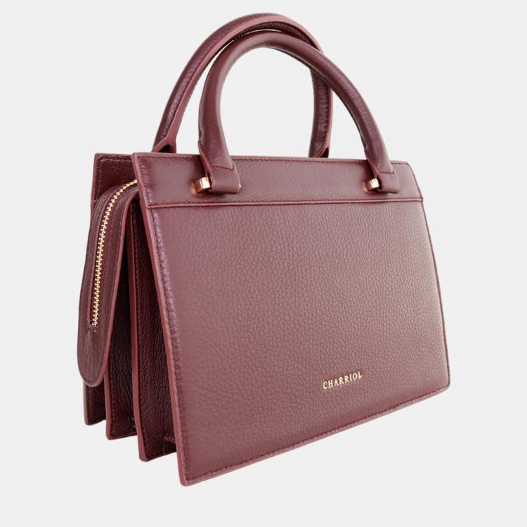 Philippe Charriol Leather Shoulder Bag